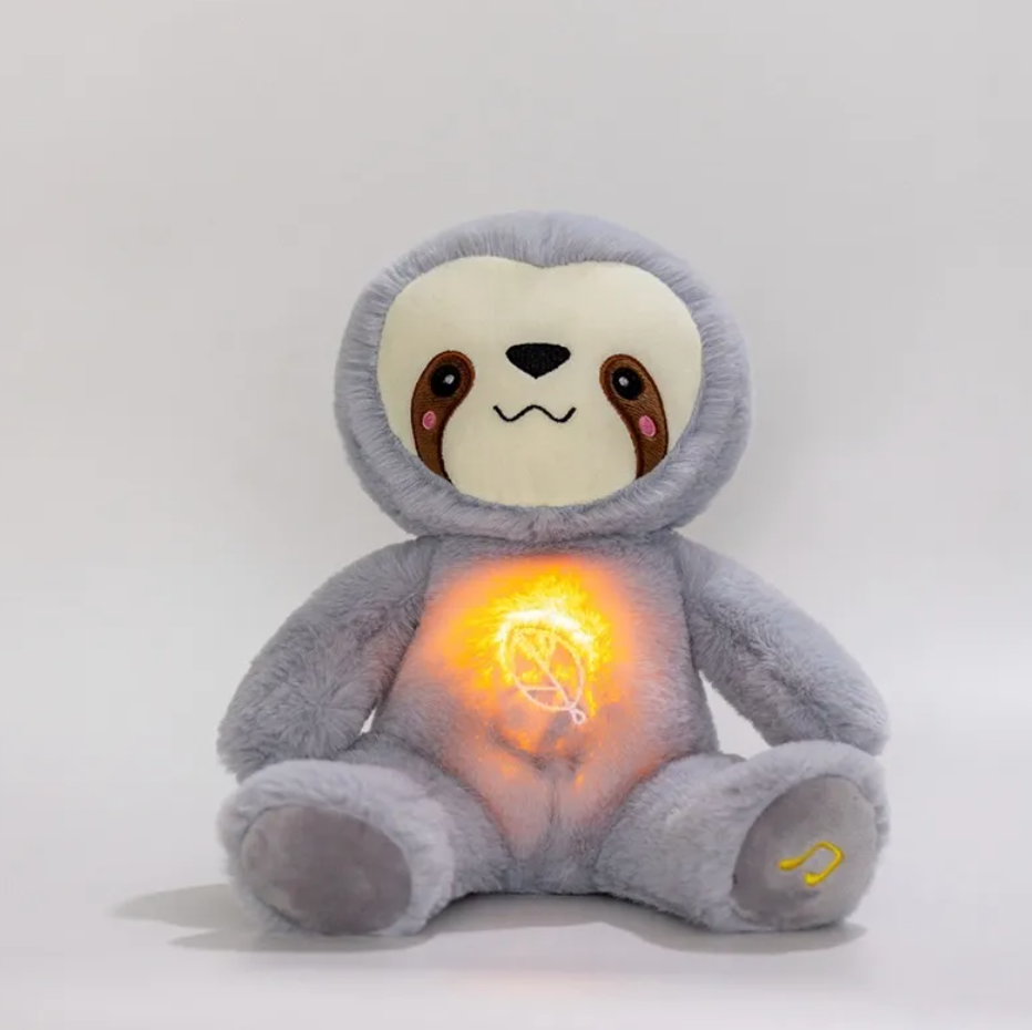 PAWLY Breathing Sloth — Glowing Sleep Companion Plush